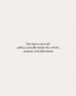 Kaitlyn Sapp Instagram - There is so much research around the psychological benefits of a clean space. Just the mere act of tidying up makes all of us feeel different & I’ve seen this advice time and time again and thought… I’m a much better, happier, more peaceful and present mother when I do the exact opposite.

I included my mindset shift and things that genuinely help me in hopes that they’ll help someone else too, but as always would love to know what brings more peace into your daily life when it comes to this in the comments so we can all grow together. 🙏🏼