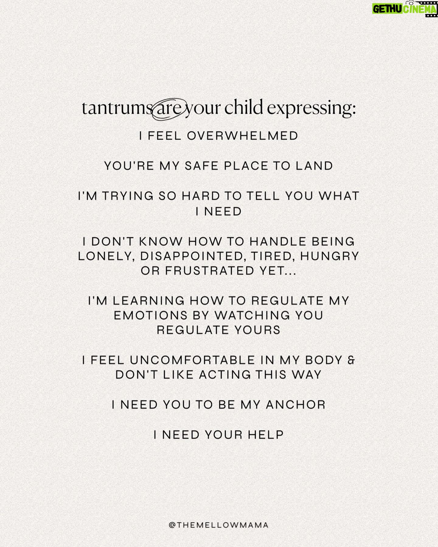 Kaitlyn Sapp - 1.2K Likes - Tantrums are just a big 🚩 for us to slow down, evaluate our environment, consider our child’s perspective and needs— disconnection, punitive measures, joining the chaos ourselves and modeling erratic, out of control behavior for them to learn from all make the situation so much harder for everyone & can even perpetuate the very cause of the initial tantrum.
I have a few YouTube videos all about tantrums that I recommend checking out & would love to know your thoughts in the comments!