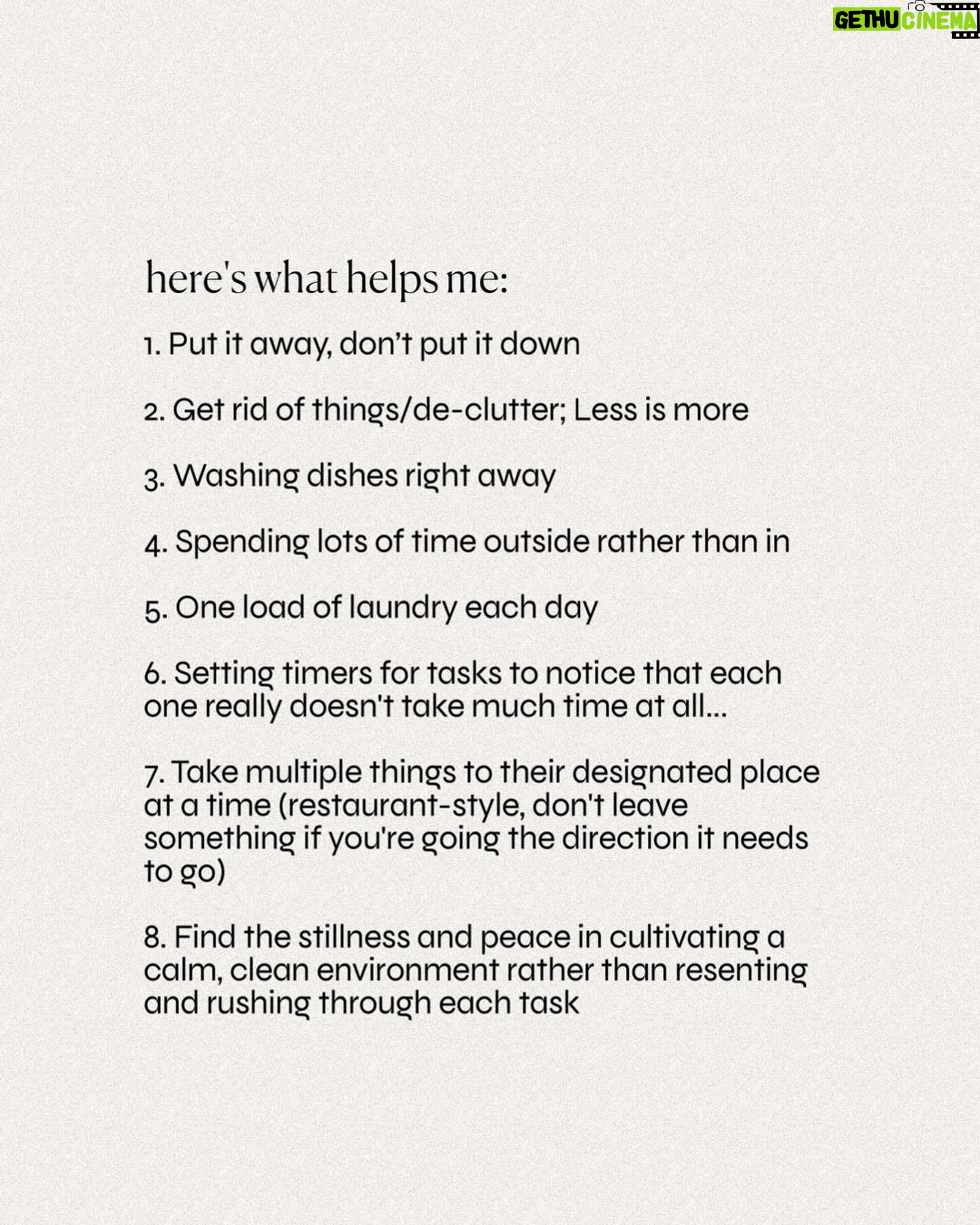 Kaitlyn Sapp - 35.8K Likes - There is so much research around the psychological benefits of a clean space. Just the mere act of tidying up makes all of us feeel different & I’ve seen this advice time and time again and thought… I’m a much better, happier, more peaceful and present mother when I do the exact opposite.
I included my mindset shift and things that genuinely help me in hopes that they’ll help someone else too, but as always would love to know what brings more peace into your daily life when it comes to this in the comments so we can all grow together. 🙏🏼
