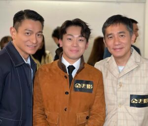Kaki Sham Instagram - 2023最感恩係能夠繼續做演員、繼續追夢，多謝莊文強導演、黃斌監製令我有機會跟兩位偉大嘅演員合作💪🏼希望2024繼續拍多啲作品俾大家睇