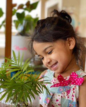 Kalyaan Dhev Instagram - Happy World Environment Day to you all!🌳Start teaching them young because they’re the future. Love for nature is probably common but  giving it back to our planet is something we need to instil in kids very young. Remind everyone, specially the future generation, about the importance of protecting our environment. 

#WorldEnvironmentDay #DoSomethingToday #GoGreen 

#Repost @navishka_k 
・・・