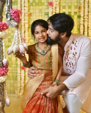 Kalyaan Dhev Instagram - Wish a joyful ride for you and your family! ☀️
Happy Ugadi! 🥭 

క్రోధి నామ సంవత్సర ఉగాది శుభాకాంక్షలు