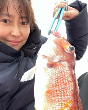 Kanako Enomoto Instagram - 今年も緑龍丸は釣れてます！🤣👍
#🎣 
#甘鯛
#しきしまはなだい
#真鶴 
#釣り