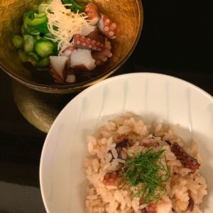 Kanako Enomoto Instagram - 主:「タコ飯が食べたいね！釣りに行こうか？」
っと言う事で久しぶりにタコ釣りの巻🐙
#釣り#タコ#蛸 
#たこめし #酢の物 
#大魔神#釣り好き#佐々木主浩 
#fishing 
#octopus 
#🎣