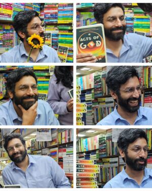 Kanan Gill Instagram - Giggling Gill @midlandbooksofficial

.
.
Signed copy now available in store and online : www.midlandbookshop.com ( link in bio ) 

About the book 

In Kanan Gill’s wildly entertaining and moving debut novel, a Danish policeman accidentally becomes a clothing-optional leader of a worldwide group of Science Haters, a sentient piece of wall struggles with the limits of its artistic expression, and a lapel pin’s habit of always giving truthful advice causes utter chaos.

Gill puts his own spin on the long tradition of comedic science fiction, achieving a delightful alchemy of humour, imaginativeness and philosophical provocations. Blending vivid inventiveness and uproarious storytelling, with an intriguing interrogation of the very nature of existence, Acts of God marks the evolution of one of India’s finest comedic voices.

#midlandbooksofficial #kanangill #kanangill❤️ #actsofgod
