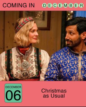 Kanan Gill Instagram - Hei hei 👋🏾 
I had the pleasure of acting in a Christmas movie which releases tomorrow on Netflix, wherever you are! It’s called ‘Christmas As Usual’. Please do watch and if you do, watch it in Norwegian   subtitles (most of it is in English). 
God Jul!