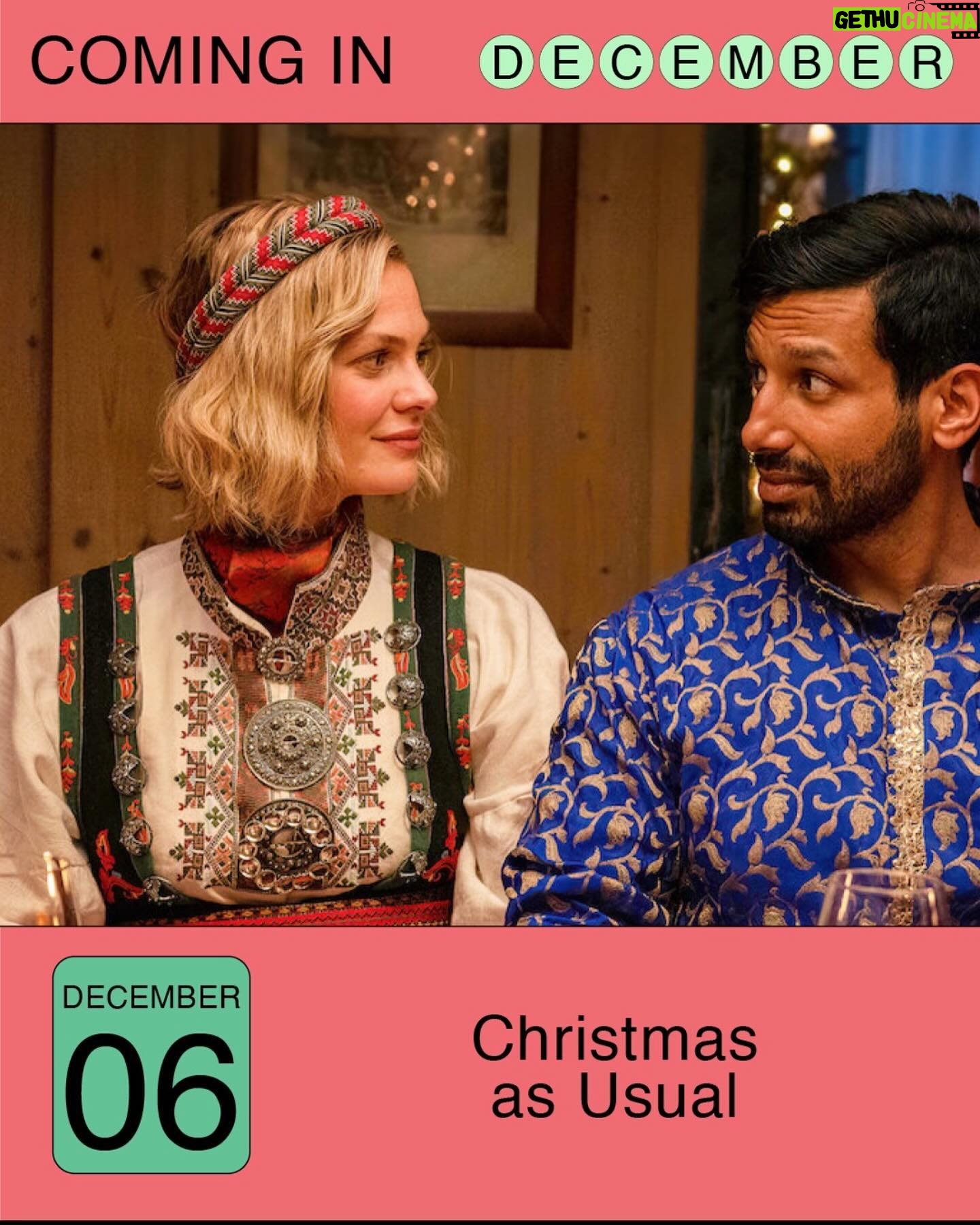 Kanan Gill - 27.9K Likes - Hei hei 👋🏾
I had the pleasure of acting in a Christmas movie which releases tomorrow on Netflix, wherever you are! It’s called ‘Christmas As Usual’. Please do watch and if you do, watch it in Norwegian subtitles (most of it is in English).
God Jul!