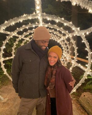 Kandyse McClure Instagram - Couldn’t ask for a better Christmas gift than getting to hang out with this guy and all of you. 

 It’s a Virgin River Christmas — TODAY!!! 

@colinlawrence97 @virginriverseries #tudum