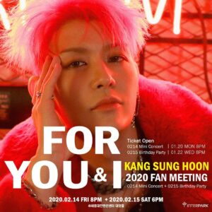 Kang Sung-hoon Instagram - ⠀
⠀
◾ 티켓팅 관련 변동사항이 있으니 금일 티켓팅 전 공식홈페이지(kangsunghoon.com)공지 notice 란을 꼭 확인하시기 바랍니다.
⠀
#강성훈 #KANGSUNGHOON #姜成勋 #カンソンフン
⠀
#For_You_and_I
⠀
#Ticketopen #20200122_8PM #Interpark
⠀
❗공식홈페이지 접속이 힘드신경우 스토리의 내용을 참고하여 주시기 바랍니다.