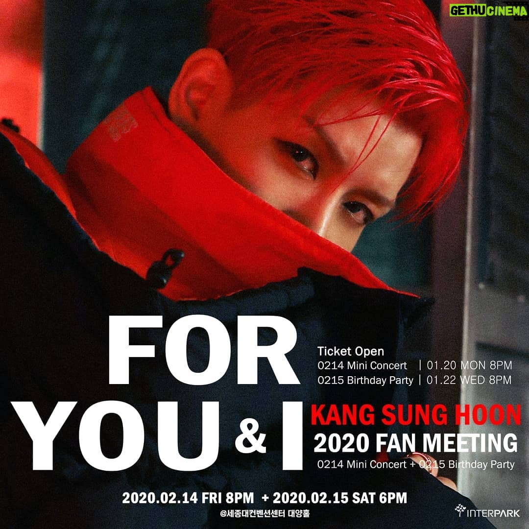 Kang Sung-hoon - 10.3K Likes - ⠀
자세한 내용은 공식홈페이지(kangsunghoon.com)에서 확인하시기 바랍니다.
⠀
#강성훈 #KANGSUNGHOON #姜成勋 #カンソンフン
⠀
#For_You_and_I
⠀
#Ticketopen #20200120_8PM #Interpark
⠀
#20200214_8PM #MiniConcert
#신곡최초공개 #NewSong #꽂혔어 #특별한이벤트