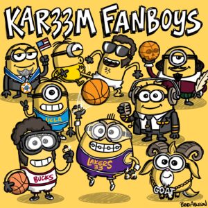 Kareem Abdul-Jabbar Instagram - Check Out the Minions G.O.A.T. Debate Premiering Tonight During Game 3 of @NBA Finals & Vote via Link Below:

#VoteGoat Link in bio!

@minions @illuminationent @bradableson @zafrania