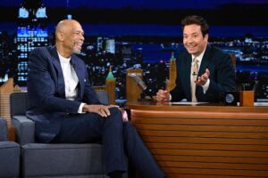 Kareem Abdul-Jabbar Instagram - Joining @FallonTonight for a surprising reveal tonight watch tonight @ 11:30 PM 6/20 

Photo Credit: @toddowyoung