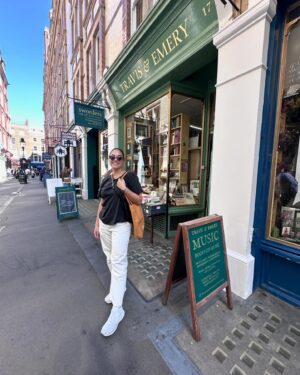 Karina DePiano Instagram - June 2024: more food, exploration and @botanicalsound ! 

also we found a vintage score/sheet music store in London itwassobeautiful to just rummage through old concert programs and scores and just afllskfksksllflak