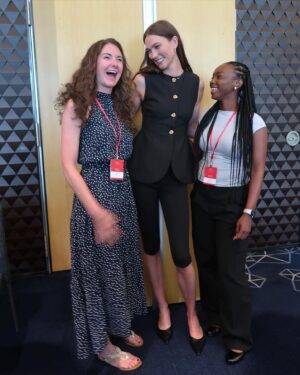 Karlie Kloss Kushner Instagram - I’ve made 30  new friends thanks to @cartierawards last week in Shenzhen ♥️ I’m in awe of these remarkable founders who were selected from all around the world: 30 women running early-stage for-profit businesses focused on positive impact industries. The only thing more impressive than their entrepreneurial feats were their powerful personal stories. Their individual and collective impact was another important reminder of the profound affect on communities   families   the world, when you invest in women. Thank you @cartier for your tremendous commitment to this work. This group embodies so much of what our @kodewithklossy scholars do — irrevocable determination, curiosity and above all kindness! Thank you for granting me the honor of celebrating with you all, I’ll see you again soon ✨