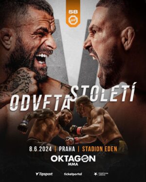 Karlos Vémola Instagram - TERMINÁTOR 2️⃣: Den zúčtování 🦾 
Srovná KARLOS účty s ATTILOU? ⚖️

Buď na #OKTAGON58, 🏟️ svátek bojových sportů na fotbalovém stadionu ⚽️ si nesmíš nechat ujít. ODVETA ZÁPASU STOLETÍ, TITULÁK VE STŘEDNÍ, PYRAMIDA O WELTEROVÝ TITUL a další. 🤩 Lístky na 08/06 koupíš na www.OKTAGONMMA.com 📲
