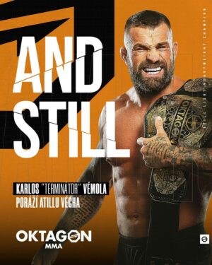Karlos Vémola Instagram - And still… 🔥👑
@karlos_terminator_vemola 

Neskutecny pribeh. 
Co vy na to??
#oktagon58