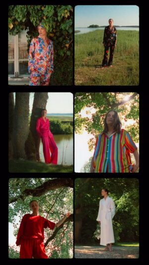 Karmen Pedaru Instagram - @karmenpedaru.silk new collection. 

Video: @sofjakostenkova @alexzemsk 
Photo: @kiksan 
Stylist: @hannes.ryytel 
H&MU: @gerdamiller 
Socialmedia: @thewavy.social @kaisalena @mjuhkami 
Accessories: @kumadesign 

Thank you @padastemanor for letting us come and shoot in your beautiful hotel!