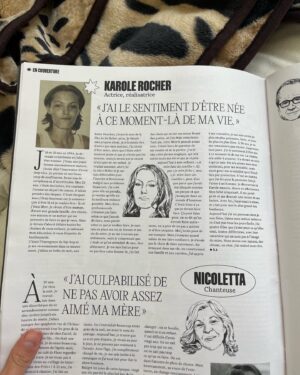 Karole Rocher Instagram - Ecrit par ma merveilleuse fille adorée @ginagingigi pour @epatantmag ❤️
