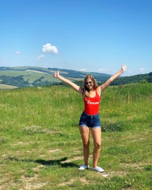 Karolína Kubánková Instagram - Kopanice Kopanice mám vás rada prevelice 😍#kopanice #vylet #prazdniny