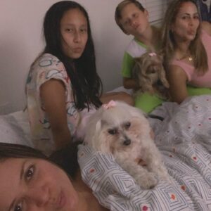 Kary Musa Instagram - #nationaldogday with my favorite Miami/Colombian cousins on our amazing pijama nights with @motikamanita #imissyou #familyforever #familyfirst 😘😘😘😘😘😘😘😘
