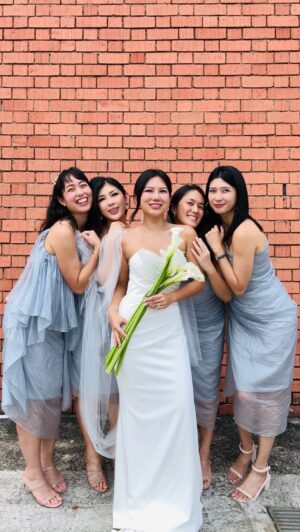 Karyn Wong Instagram - OUR BB IS MARRIED!!!! 💍🦢 @oh.so.germaine we are so so so so happy for you that you found the love of your life!

From mer-mates 🧜🏻‍♀️ in the same class @thesingaporemermaidschool to 🌊 sea-sters and the siren squad 🌟 , it’s been what.. 7 years?!?! 

Yet another special day to add on to our memories, and YAYY can’t wait to build more memories together (maybe in our $61million house when we retire). 

CONGRATULATIONS BB!!! YOU ARE SO SO SO SO BEAUTIFUL INSIDE OUT!! CANT BE MORE THANKFUL TO HAVE YOU IN OUR LIVES! 💕💕💕💕💕💕💕💕