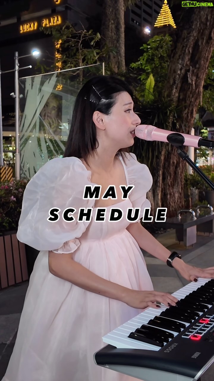 Karyn Wong - 541 Likes - HELLO MAY!
𝗛𝗼𝘀𝘁𝗶𝗻𝗴
@buzud.sg REimagined Healthcare EXPO
11 May, 930am to 330pm
𝗥𝗮𝗱𝗶𝗼 @love972fm
5 May, 12pm to 4pm
12 May, 4pm to 8pm
28 May, 12pm to 2pm
𝗦𝗶𝗻𝗴𝗶𝗻𝗴
4 May, 7pm Singapore Expo Hall 5 @apaclftexhibitions
⭐ Will be my first time on Sheng Siong Show on 25 May!
DM me if you want tickets, I have a few to spare. Otherwise, see you on TV! 百倍!
𝗠𝘂𝘀𝗶𝗰 𝗜𝗻 𝗧𝗵𝗲 𝗖𝗶𝘁𝘆 @sunteccity with @guitarstreet
Every Wednesday at Suntec Plaza (excluding public holidays)
8 & 29 May, 615pm to 815pm
𝗠𝗲𝗿𝗺𝗮𝗶𝗱 𝗟𝗶𝘃𝗲 𝗦𝗵𝗼𝘄
Representing @thesingaporemermaid at NCO Club, Fish Pool (JW Marriott)
9 & 10 May, 715pm to 8pm
𝗕𝘂𝘀𝗸𝗶𝗻𝗴
See you if I see you on the streets! I always think it is a very beautiful thing to bump into people on the streets, so let’s leave it up to fate, and say hi please hehe! #BUSKaryn
💜 Partners
Vocal Class: @thesingingloft
Hair: @chambershairstudio @mervynlee_
Skin: @cheongdamskin
Watch: @orientstar.sgp
Emcee represented by: @flyentertains