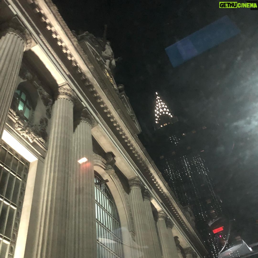 Kat Brower - 147 Likes - View from the moon roof of our cab on Friday night #grandcentral #chryslerbuilding #nyctaxi #pershingsquare