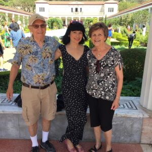 Kat Brower Instagram - Great times at the Getty Villa!  #parents #momanddad #gettyvilla #weekendfun #love #nature #art