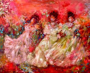 Katariina Souri Instagram - Girls just wanna have Fun, 175 x 140 cm
Acrylic & Oil on Canvas

#art #contemporaryart #taide #kuvataide @katariina.souri