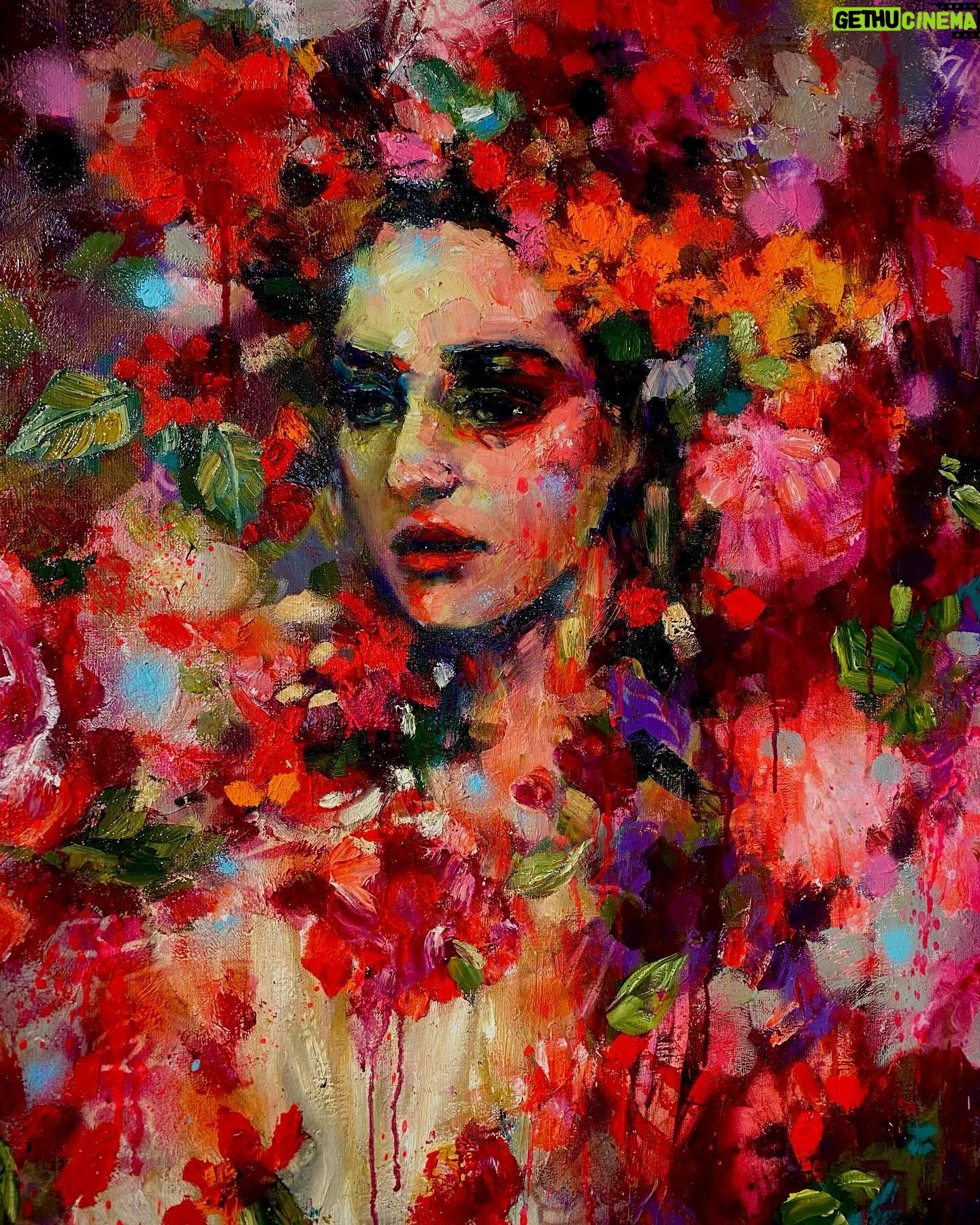 Katariina Souri - 4K Likes - Yksityiskohta viimeistellystä tilaustyöstä.
#art #contemporaryart #taide #kuvataide @katariina.souri