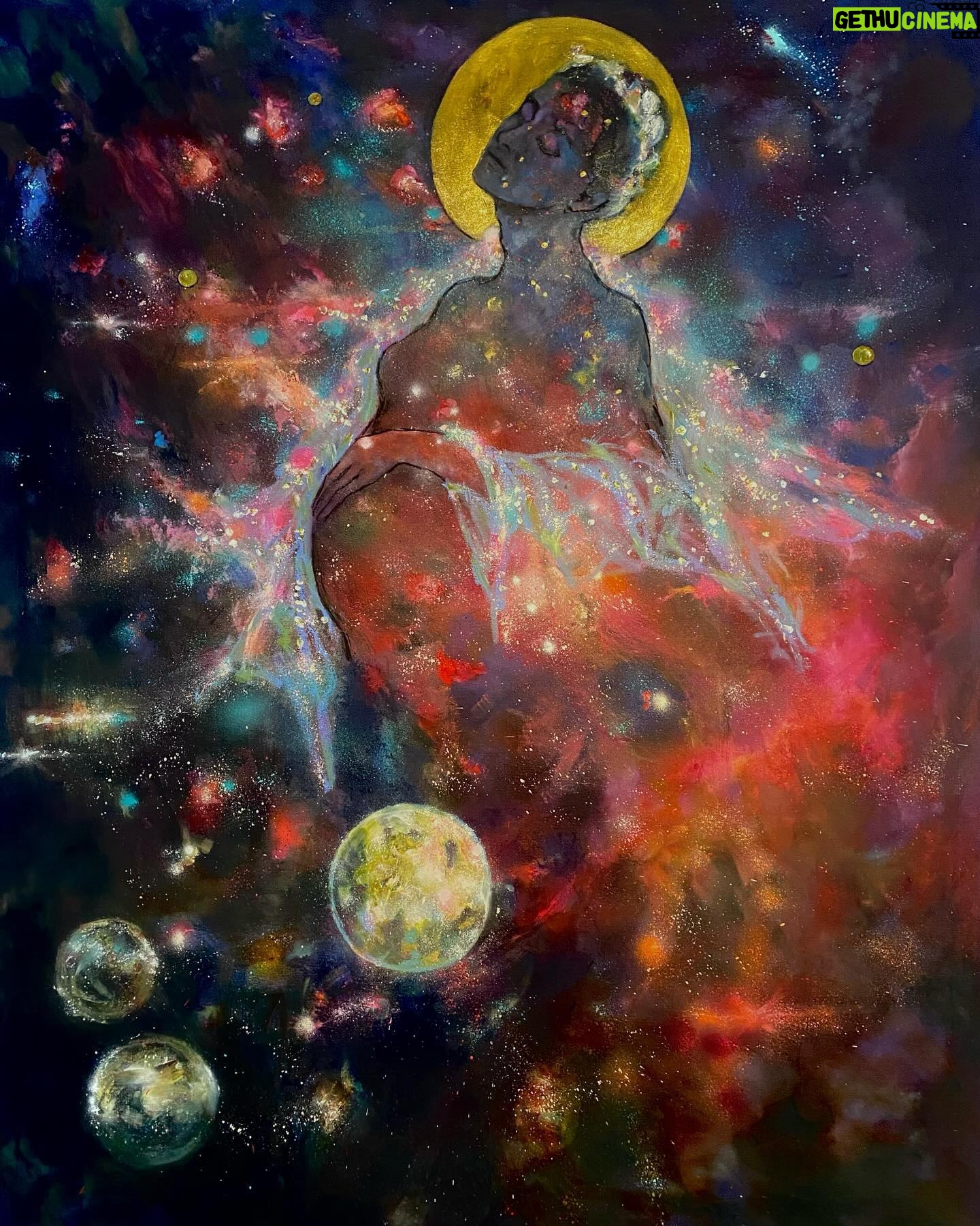 Katariina Souri - 3.1K Likes - Mother Universe, 144 x 175 cm
Oil on Canvas
Astraalimeno jatkuu 😊 En tätä kyllä yhdessä päivässä maalannut 🤩 Viimeistelin vaan.
#art #contemporaryart #taide #kuvataide #nykytaide @katariina.souri