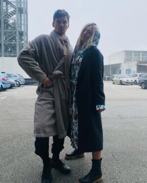 Katarina Čas Instagram - After exactly two years, it’s a wrap on #JaChef for me. 🎬🍾🎉❤️ (already shot episodes are still due to come)
This was the longest time I have ever spent on filming a project and it was a blast. A lot of work and stress but also a lot of fun and love. ❤️❤️ Thanks to the amazing team!!! 
Ekipa Chefa je bila kot moja druga familija. Hvala vsem. Od igralske zasedbe, do vseh v maski in kostumu, pa snemalci, dop-ji, reziserja, sound ljudje, focus pulerji, producenti, scenografi, kuharji, asistenti, montazerji, postprodukcija…U rock🚀