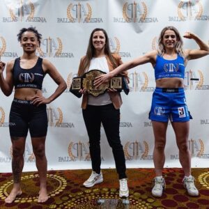 Kate Bacik Instagram - It’s 🇧🇷 vs 🇬🇧 in your MAIN EVENT of the evening!

Carvalho and Bacik go head to head for the PAWFC Bantamweight title live at the Nutrien Western Events Centre tonight!

🎟️ To watch the event live and in-person, visit www.showpass.com

📺 You can also catch all the action live at home when you purchase the PPV at www.millions.co

PAWFC 3 | March 9th | Calgary | Nutrien Western Events Centre
