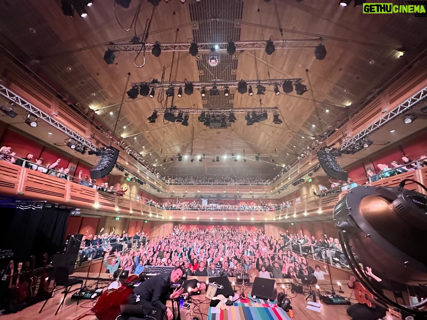 Kate Rusby - 240 Likes - 🌸🐝🌸 What a way to finish the Singy Songy Session Tour at @theapexvenue Bury St Edmunds tonight! Oh my oh my you were INCREDIBLE! Thankyou so much for being absolutely amazing and for the standing ovation, it was a perfect end to the tour! And your singing, waow 🥰 We appreciate you so much 🌸🐿️🌸
A heartfelt thank you to all who came out, all who sang, all of you who showed love and laughter. Thats a wrap ☀️
Big mention to my beautiful band and crew for being there for me and being awesome @deebookane @duncanlyall @samkellysings Stage and PA by @isophase_audio Tour Manager extraordinaire Alison Povey and lighting monkey nut @zaknicholson
I’m off to see my girls and dogs now ❤️❤️
