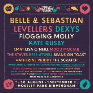 Kate Rusby Instagram - Awwwso so happy to be returning to lovely @moseleyfolkfestival on Sept 1st this year. Great line up and @deebookane birthday too!! 😃🥳🎊🌸☀️❤️
