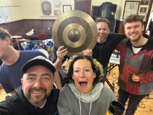 Kate Rusby Instagram - Whoo hoo festival season is upon us!!! 😃🙌🎊🕺🏻💃🏻🪩🎪🏕️☀️🌸❤️❤️
We’ve been busy bees rehearsing and packing ready for the first of our season tomorrow at
@beardyfolk Shropshire 😃🎊🐝

then on to 👉🚗🚙 @moonbeams_festival East Yorks 5/7/24
Live At Llanthony @llanthonysecunda Gloucester 19/7/24
@belladrumfestival  26/7/24
Our own @festunderstars 2/8/24
@sidmouthfolkfestival 8/8/24.  @moseleyfolkfestival 1/9/24
@hartlepool_folkfest 5/10/24 

We ADORE festivals, so v excited and happy 😁😆🥰

Who is coming where???!! 😃🥰🎊