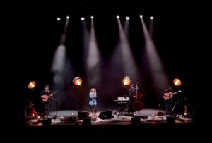 Kate Rusby Instagram - 🌸🌟Awesome gig at Scunthorpe baths hall Scunthorpe Theatres tonight. Second one of the Singy Songy Tour and you guys were beautiful 🥰 Thanks so much for singing along 😮😮🌟🌸

On to Victoria Theatre Halifax tomorrow vroom vroom 🚗

Pics 1 & 2 by Zak Nicholson
Pic 3 by Damien O'Kane