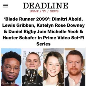Katelyn Rose Downey Instagram - Exam year in school complete ☑️
Next up………Blade Runner 2099💥
Grateful to be working with this incredible team🫶🏻
#bladerunner2099 #bladerunner #ridleyscott 
@primevideo