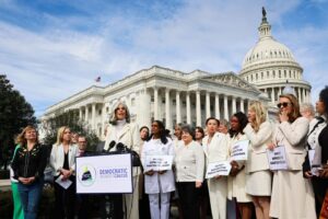 Katherine Clark Instagram - Two years ago, Donald Trump's right-wing Supreme Court chose MAGA ideology over millions of American women — eliminating their right to abortion and inflicting a wave of suffering.
 
For the sake of our daughters and granddaughters, we must win the fight for reproductive freedom.
