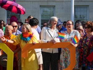 Katherine Clark Instagram - #PrideMonth is a celebration of resilience, joy, and liberation.

Every June, we honor the LGBTQIA  Americans whose courage has fueled our country's march toward a more perfect union and reaffirm our fight for equality.
 
To a future defined by dignity and justice for all!