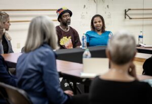 Katherine Clark Instagram - Child care enables parents to work and businesses to thrive. But right now, this system is in crisis.
 
Yesterday, @RepBonnie and I sat down with parents and caregivers at @PrincetonYMCA to discuss Democrats' commitment to lowering costs for parents and supporting the critical work of early educators. 
 
We know that the key to a strong economy is a child care system that works for working families.