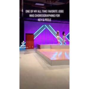 Kathryn Burns Instagram - Body Roll Body Roll #keyandpeele #BTS #katburnschoreo