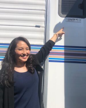 Kathy Wu Instagram - Thank you @boschamazon #boschlegacy for having me! Fun day at work with these lovely two!  @mrpaulguzman @katiamariagomez 
Thanks to my team @angelcitytalent & #taotalent 

#bookedit #actorslife #setlife