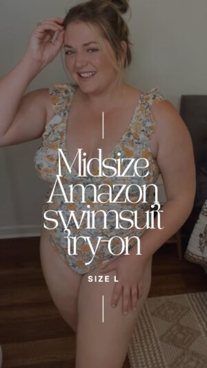 Katie Carpenter Instagram - I did a scary thing and did a swimsuit try on 🫣👙

I’m 6 months PP and still quite far from feeling/looking like my pre-prego self, but it’s summertime and there are pools and beaches to explore with my little girl and mama needs a suit!! ☀️

I got all of these from Amazon and they were under $40! Showing off my top 5 here and the rest are in my stories. 

Baby MAY make an appearance 😆

And please be kind.. ♥️ I’ve heard mamas talk about pregnancy and birth and the first few months with sleep deprivation/exhaustion/breastfeeding and how hard it is on their bodies and I’m fully living in that world as a first time mom! Once again, humbled by motherhood. 🙏🏼

I would love it if all brands had different size models so you could see how the product would look on you before buying 😅 But if you have a curvy bod similar to mine and would like to get in water this summer, hopefully this is helpful!

#midsizefashion #midsizeswimsuit #midsizemama #firsttimemom #6monthspp #postpartum #midsizetryon #amazonfinds #midsizebody #curvyfashion #amazonfashion