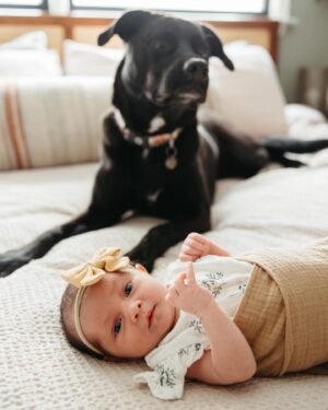 Katie Carpenter Instagram - You’re 4 weeks old today. 

We’re adapting to little sleep. We’re getting more confident at diagnosing what your cries mean. Our pets know you’re their new roomie and check in on you. We’re discovering what it means to be parents. 

And each day, our love grows.. as we look at your sweet face, and hear you grunt and coo. 

These last few weeks have flown by in a time warp full of poopy diapers and spit up and awe. 

Still can’t believe she’s here. Kinda can’t believe we’re doing this. But we are. ❤️