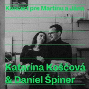 Katka Koščová Instagram - 🖤KONCERT PRE MARTINU A JÁNA, 5. MÁJ, GREGOROVCE, 18:00🖤
Koncert pre Martinu a Jána sa uskutoční v nedeľu 5. mája v areáli Základnej školy v Gregorovciach pri Prešove. Na koncerte vystúpi jedna z najžiadanejších slovenských kapiel Korben Dallas a aktuálni držitelia ceny Radio_Head Awards Katarína Koščová a Daniel Špiner. Aj tento rok koncert organizujeme v spolupráci s obcou Gregorovce.
👉VSTUP NA PODUJATIE JE VOĽNÝ

Piateho mája by Martina Kušnírová a Ján Kuciak oslavovali šieste výročie svadby. Podujatie sa bude konať na symbolickom mieste, v centre Gregoroviec v areáli základnej školy, do ktorej chodila Martinka. Súčasťou večera bude aj diskusia.

🗣️„Piateho mája v roku 2018 mali Martina a Ján spojiť dve rodiny, ešte skôr však ich zákerná vražda spojila celé Slovensko. Chceme ukázať, že podstata tohto spojenia – zápas o pravdu a spravodlivosť – pretrvávajú. V čase, kedy na svojich postoch končia ľudia ako vyšetrovateľ Peter Juhás, či dvojica prokurátorov dozorujúcich tento prípad, sa musíme vrátiť na začiatok a ukázať v prvom rade spolupatričnosť s rodinami Martiny a Jána, ale aj so všetkými, ktorí zápasia o lepšie Slovensko. Veríme, že s mnohými takýmito ľuďmi sa stretneme aj na koncerte v Gregorovciach,“ hovorí o koncerte Michal Kaščák.

🖤Mediálni partneri: Rádio_FM, Aktuality.sk, Obkec

👉VIAC INFO: LINK IN BIO @pohodafestival

#AllForJan #AllForMartina #KoncertPreMartinuAJana #Nezabudneme #SmeVTomSpolu #pohodafestival
-----------------
EN: The Concert for Martina and Ján will take place on Sunday, 5th May, in the grounds of the Gregorovce Primary School near Prešov and will start at 6p.m. The concert will feature one of the most popular Slovak bands, Korben Dallas, and the current winners of the Radio_Head Awards, Katarína Koščová and Daniel Špiner. This year, the concert is once again being organised in co-operation with the Municipality of Gregorovce.
 👉Admission is free.

On 5th May, Martina Kušnírová and Ján Kuciak would have celebrated their sixth wedding anniversary. The event will be held in a symbolic location, at the heart of Gregorovce, on the premises of the primary school Martina used to attend. The evening will also include a discussion.