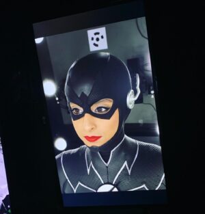 Kausar Mohammed Instagram - 🖤#fasttrack suited up 🖤
⚡️@cwtheflash⚡️

#fasttrack #meenadhawan #drmeenadhawan #flash #dc #arrowverse