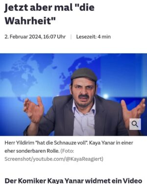 Kaya Yanar Instagram - Der Antisemitismus-Vowurf, den sich jetzt manche Tastatur-Akrobaten aus deutschen Redaktionen herbeidichten wollen, ist haltlos und verletzend. Wie kann man aus einer Kritik an einem militärischen Vorgehen einer Regierung schlussfolgern, dass man das Volk Israels und sogar darüber hinaus alle Menschen jüdischen Glaubens dafür zur Verantwortung zieht? Diese Denke fühlt sich für mich rassistisch an und entspricht nicht meiner Art zu denken.