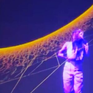Kazu Makino Instagram - i wish you were there. the bass in your belly my voice ethereal 😂visual giving you acid trip…it felt like the birth of a new band with @nosajthing & @daitomanabe thank you @isabelmarant for making it happen. and the  yellow shop is so inspiring. it will be the new meet me you know where spot in aoyama.