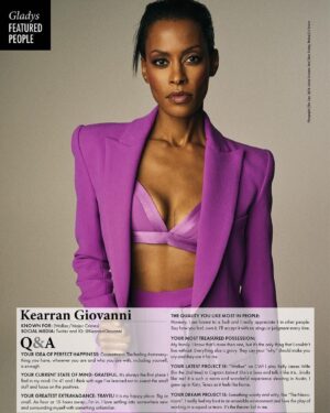Kearran Giovanni Instagram - Yeah, I’m lookin at you…  Don’t forget you are a queen 👑  @gladysmagazine 📷 @ben_cope 👗 @jordan_grossman 💄 @lizardeye22